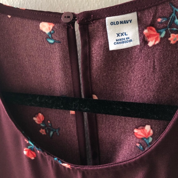 wine colored old navy dress - Picture 3 of 3